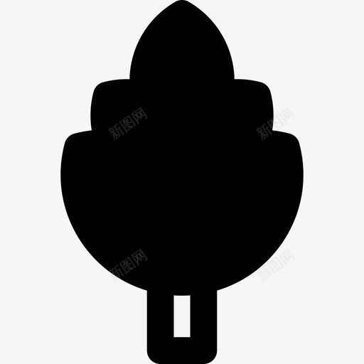 朝鲜蓟固态食物填充图标svg_新图网 https://ixintu.com 固态食物 填充 朝鲜蓟