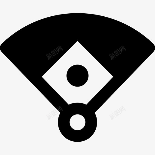 棒球钻石奥运实心填充图标svg_新图网 https://ixintu.com 填充 奥运实心 棒球钻石