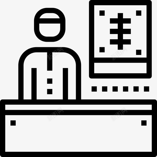 医生医疗保健直系图标svg_新图网 https://ixintu.com 医生 医疗保健 直系