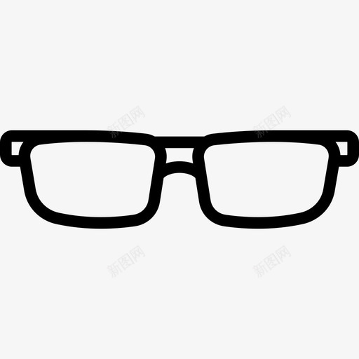 玻璃办公室元素2直线型图标svg_新图网 https://ixintu.com 办公室元素2 玻璃 直线型