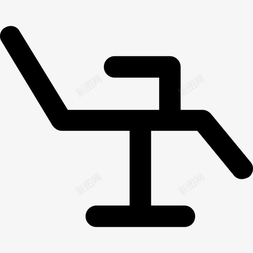 病床健康护理图标集粗体圆形svg_新图网 https://ixintu.com 健康护理图标集 病床 粗体圆形