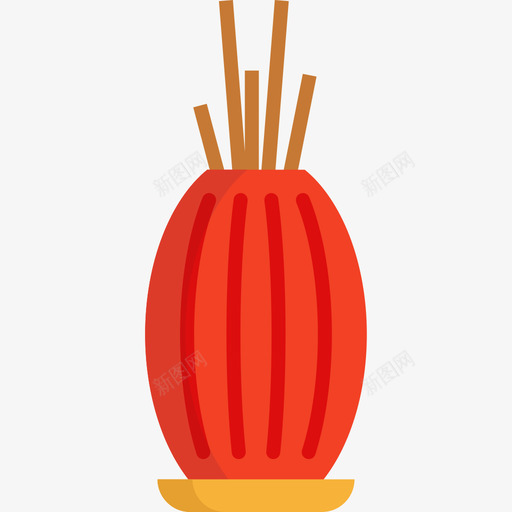 花瓶家具平色图标svg_新图网 https://ixintu.com 家具平色 花瓶
