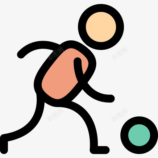 保龄球运动运动元素图标svg_新图网 https://ixintu.com 保龄球 运动 运动元素