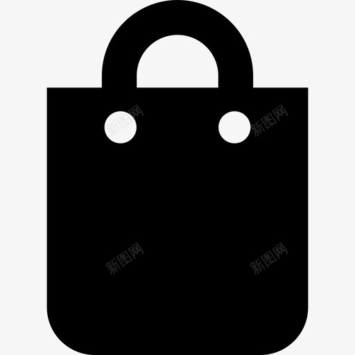 购物袋电子商务系列实心图标svg_新图网 https://ixintu.com 实心 电子商务系列 购物袋