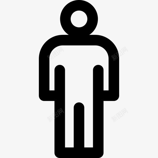男人人浴室线条图标svg_新图网 https://ixintu.com 人 浴室线条图标 男人