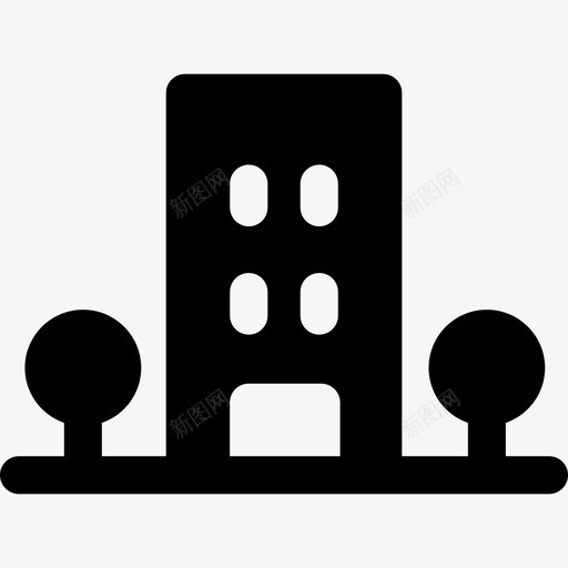 建筑物城市和建筑物实心填充图标svg_新图网 https://ixintu.com 城市和建筑物实心 填充 建筑物