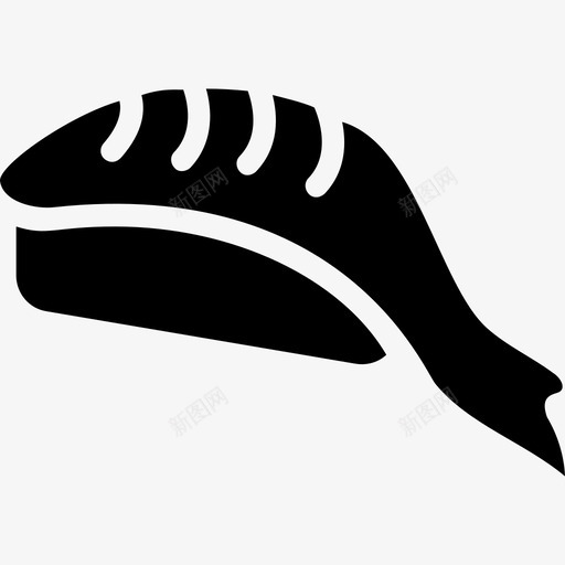 三文鱼食物图标系列填充svg_新图网 https://ixintu.com 三文鱼 填充 食物图标系列