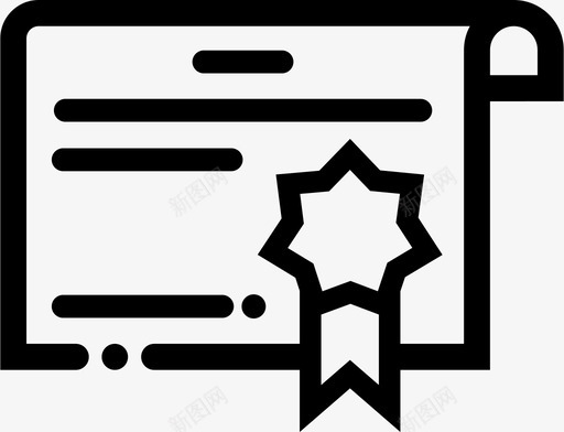 证书担保专利图标svg_新图网 https://ixintu.com 专利 业务 担保 证书