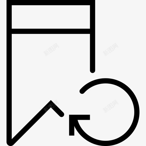 书签交互集线性图标svg_新图网 https://ixintu.com 书签 交互集 线性