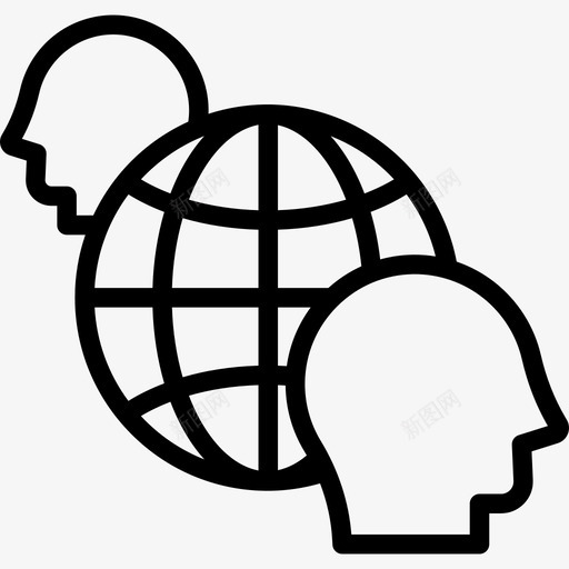 互联网网页标集合线性图标svg_新图网 https://ixintu.com 互联网 线性 网页设计图标集合