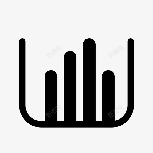 条形图双轴分析图表图标svg_新图网 https://ixintu.com 分析 图表 基本图标集 条形图双轴 统计