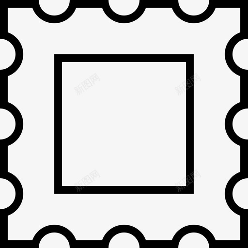 邮票数据和多媒体元素线性图标svg_新图网 https://ixintu.com 数据和多媒体元素 线性 邮票