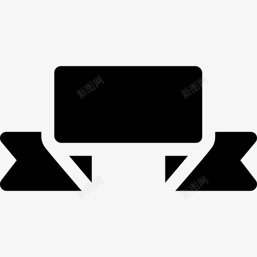 横幅技术彩带图标svg_新图网 https://ixintu.com 彩带 技术 横幅