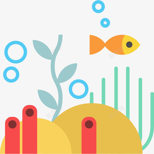 海底自然海洋生物收藏图标svg_新图网 https://ixintu.com 海底 海洋生物收藏 自然