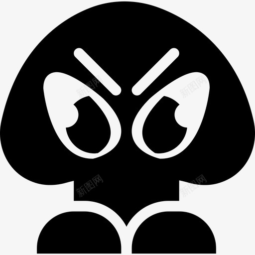 蘑菇野味收集填充图标svg_新图网 https://ixintu.com 填充 蘑菇 野味收集