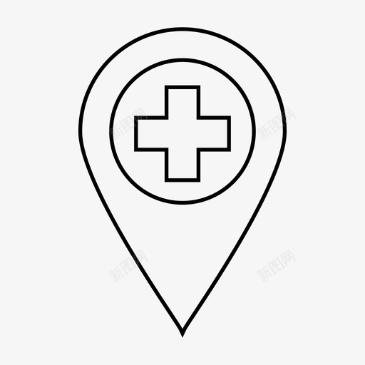 医院诊所急诊图标svg_新图网 https://ixintu.com 健康 医疗 医院 急诊 诊所