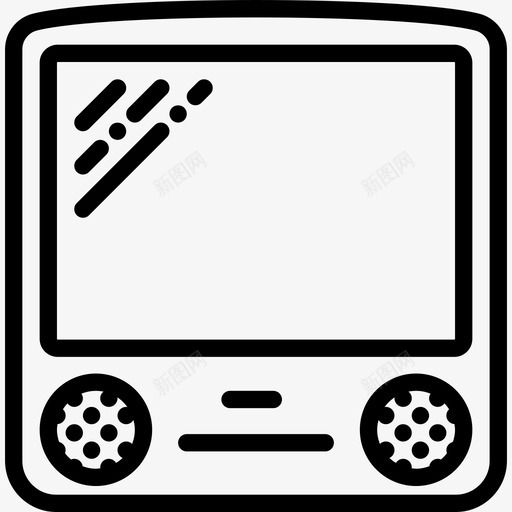 Imac技术收集线性图标svg_新图网 https://ixintu.com Imac 技术收集 线性