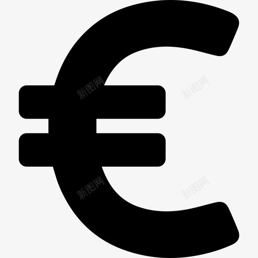欧元金融集合稳健图标svg_新图网 https://ixintu.com 欧元 稳健 金融集合