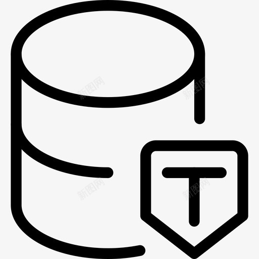 数据库安全和保护安全数据安全图标svg_新图网 https://ixintu.com 安全 数据安全 数据库安全和保护