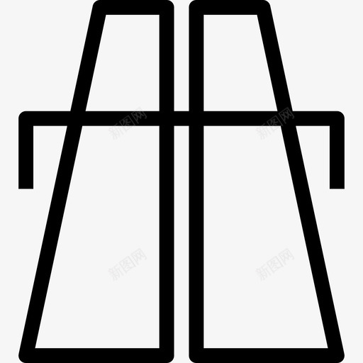 公路运输装置2直线图标svg_新图网 https://ixintu.com 公路 直线 运输装置2