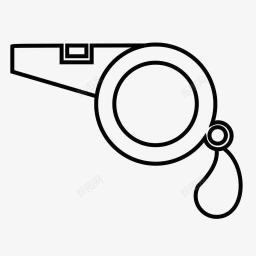 哨子比赛足球图标svg_新图网 https://ixintu.com 哨子 图标 比赛 线 裁判 足球 足球线