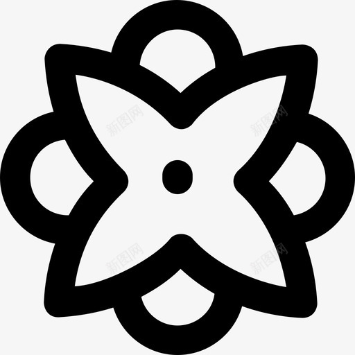 花朵自然图标系列醒目圆形svg_新图网 https://ixintu.com 自然图标系列 花朵 醒目圆形