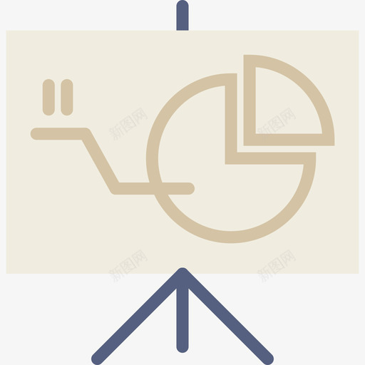 演示文稿商务系列3扁平图标svg_新图网 https://ixintu.com 商务系列3 扁平 演示文稿