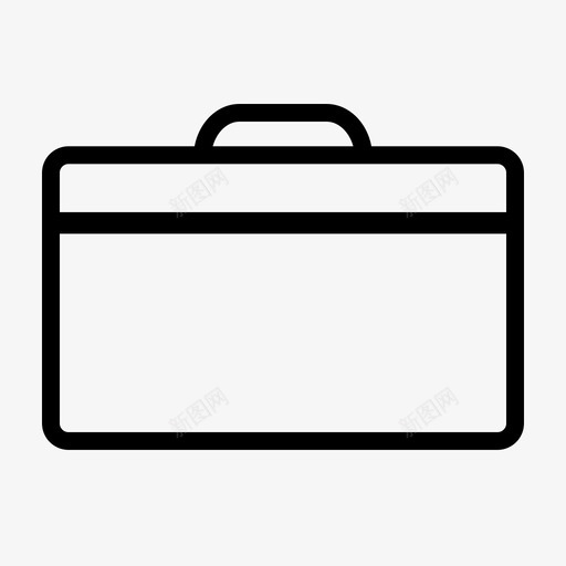 包公文包购买图标svg_新图网 https://ixintu.com 公文包 包 商业图标线 商店 购买