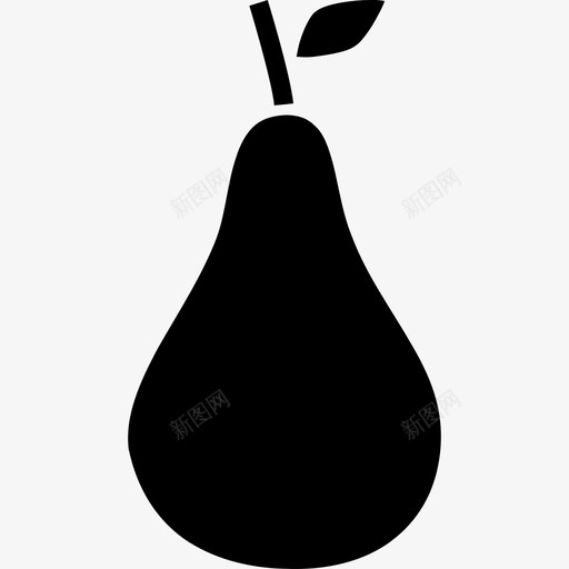 梨感恩节2实心图标svg_新图网 https://ixintu.com 实心 感恩节2 梨