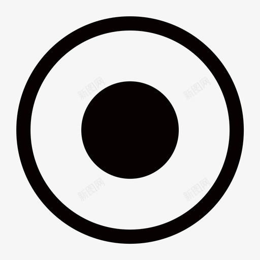 单选框-选中svg_新图网 https://ixintu.com 单选框-选中