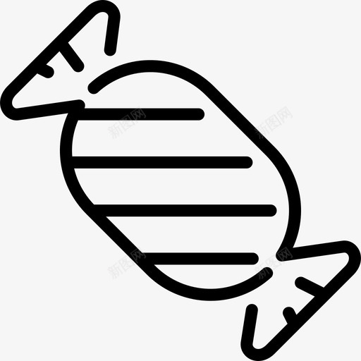 糖果圣诞节4直系图标svg_新图网 https://ixintu.com 圣诞节4 直系 糖果