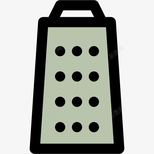 炉排彩色厨房用品线性颜色图标svg_新图网 https://ixintu.com 彩色厨房用品 炉排 线性颜色
