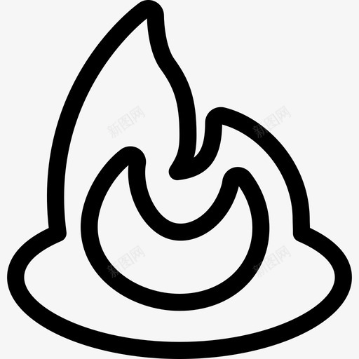 Feedburner社交媒体标识线性图标svg_新图网 https://ixintu.com Feedburner 社交媒体标识 线性