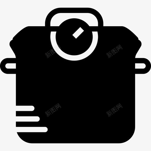 锅美食收藏填充图标svg_新图网 https://ixintu.com 填充 美食收藏 锅