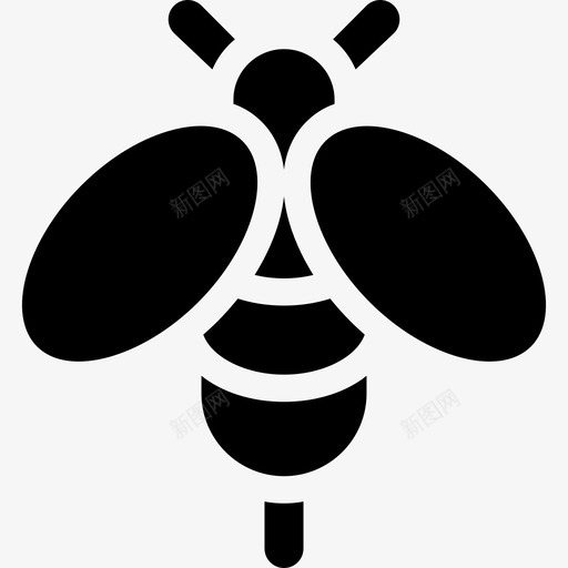 蜜蜂充满春天图标svg_新图网 https://ixintu.com 充满春天 蜜蜂