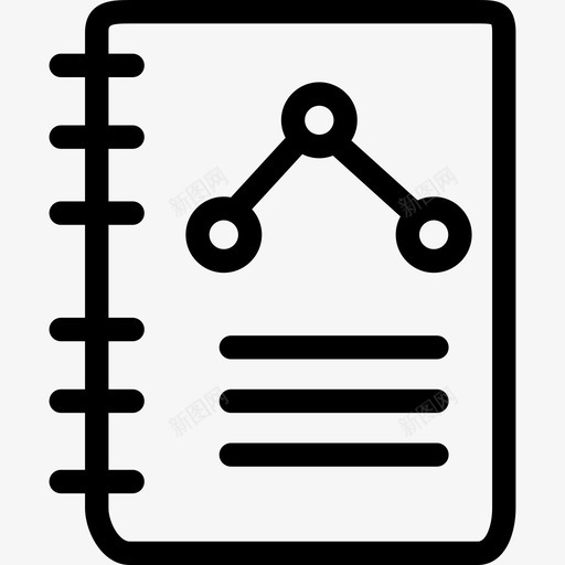 折线图统计集合线性图标svg_新图网 https://ixintu.com 折线图 线性 统计集合