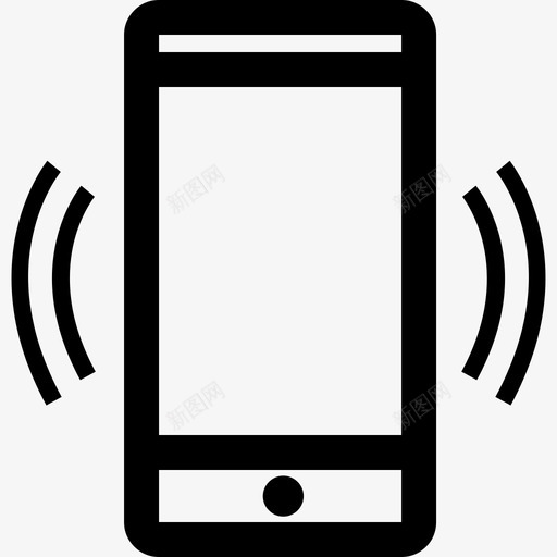智能手机数据通信采集线性图标svg_新图网 https://ixintu.com 数据通信采集 智能手机 线性
