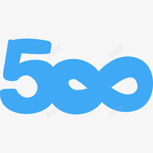 500px手绘社交网络彩色图标svg_新图网 https://ixintu.com 500px 彩色 手绘社交网络