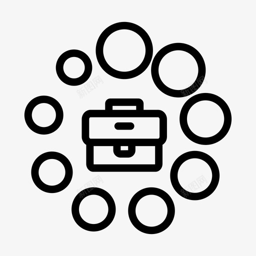 分步经营概念规划图标svg_新图网 https://ixintu.com 业务线大胆 分步经营 技术 概念 规划