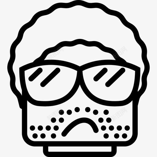 Rockstar表情符号集合线性图标svg_新图网 https://ixintu.com Rockstar 线性 表情符号集合