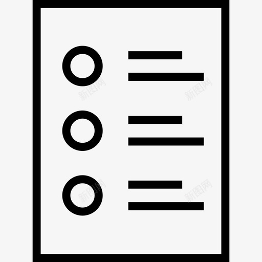 列表文本编辑器6线性图标svg_新图网 https://ixintu.com 列表 文本编辑器6 线性