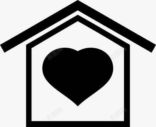 家家甜蜜的家爱图标svg_新图网 https://ixintu.com 家 家甜蜜的家 爱 爱家