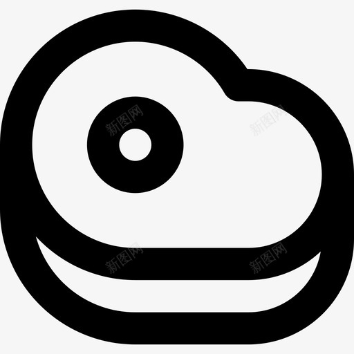 牛排烧烤套餐直系图标svg_新图网 https://ixintu.com 烧烤套餐 牛排 直系