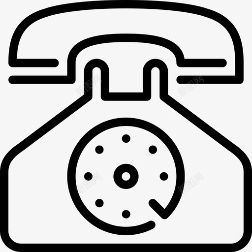 电话通讯7直拨图标svg_新图网 https://ixintu.com 电话 直拨 通讯7