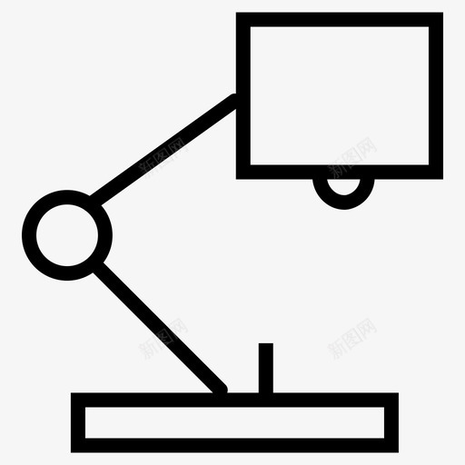 采购产品灯教育学习图标svg_新图网 https://ixintu.com 台灯 学习 学习灯 家具 教育 采购产品灯