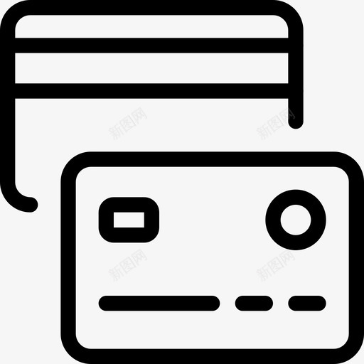 信用卡支付银行业务现金图标svg_新图网 https://ixintu.com 信用卡 信用卡支付 支付流程 现金 银行业务