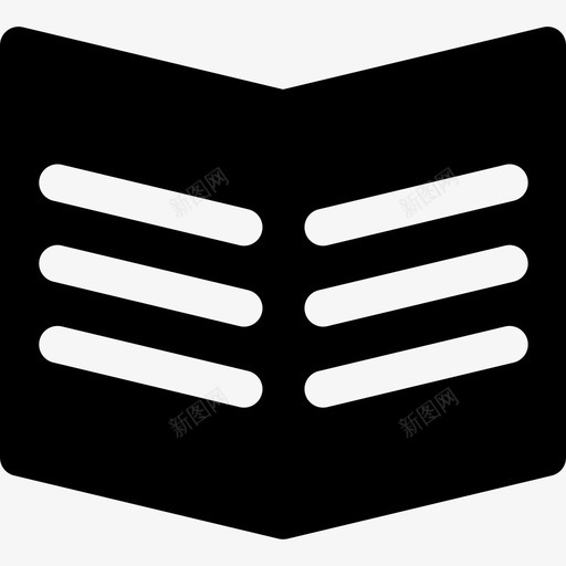 打开书本业务ui界面图标svg_新图网 https://ixintu.com ui界面 业务 打开书本