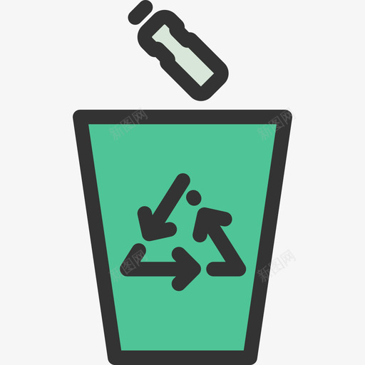 Bin生态色线色图标svg_新图网 https://ixintu.com Bin 生态色 线色