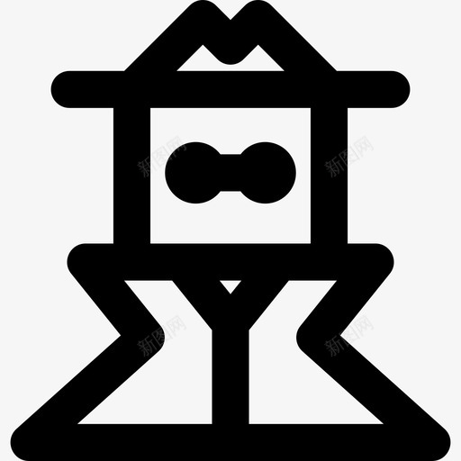 间谍计算机安全5线状图标svg_新图网 https://ixintu.com 线状 计算机安全5 间谍