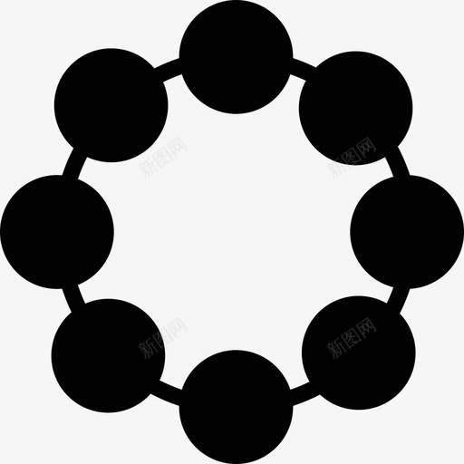 珠子宗教收藏填充图标svg_新图网 https://ixintu.com 填充 宗教收藏 珠子